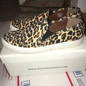 Steve Madden Leopard Sneaker Flat